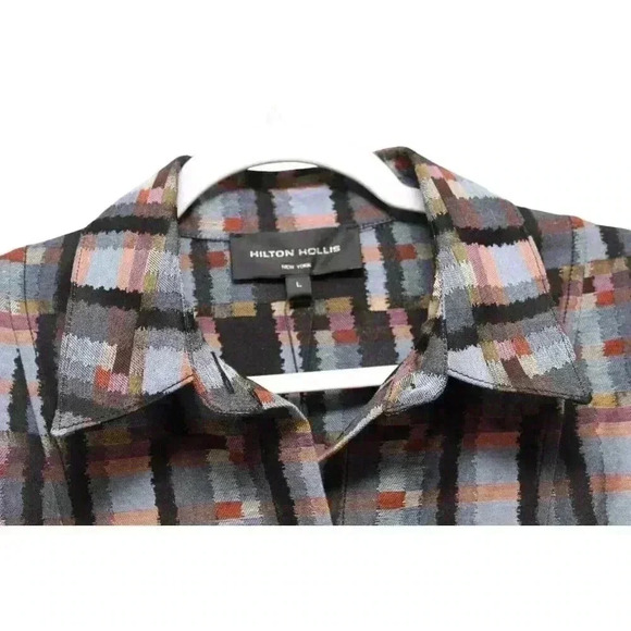 NWT Hilton Hollis Jacket Size Large Multicolor Boho Artsy Business Casual Career - Picture 5 of 16